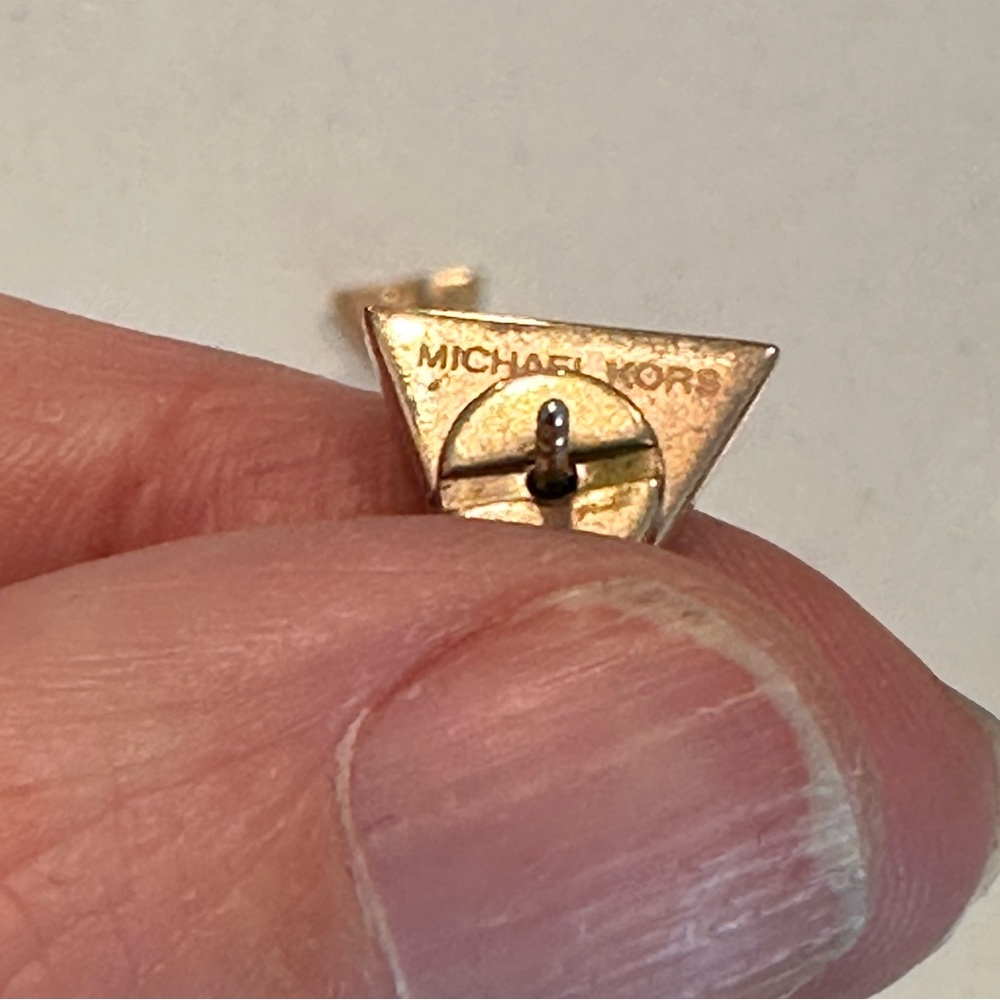 Michael Kors Triangle Stud Earrings - image 5